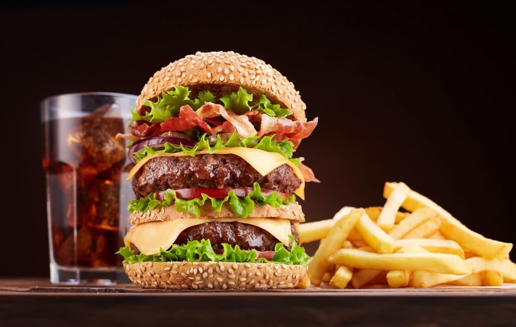 Big double cheeseburger