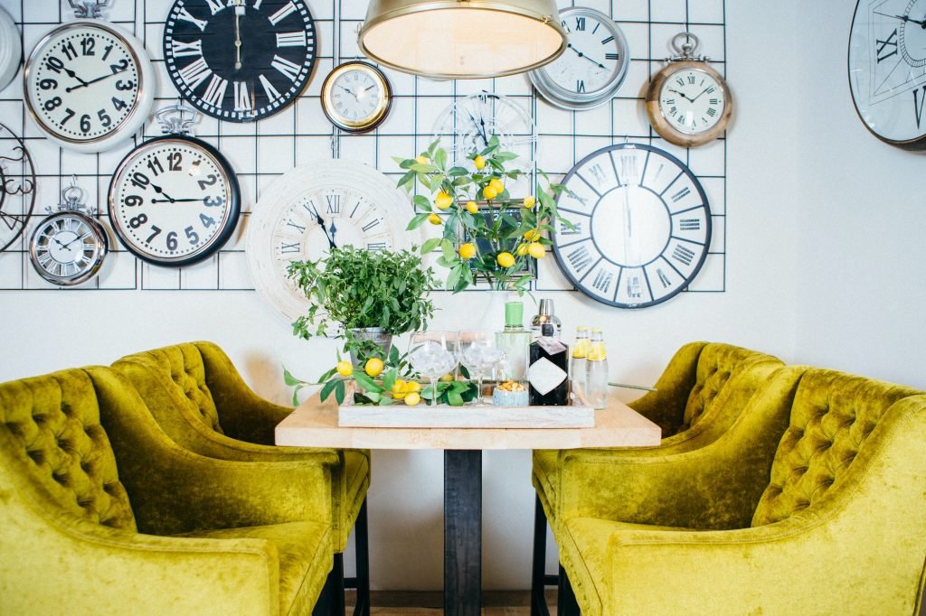 Inside interior shot of dining zone