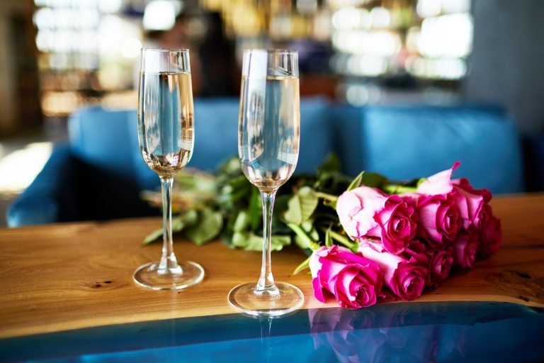 Roses and champagne