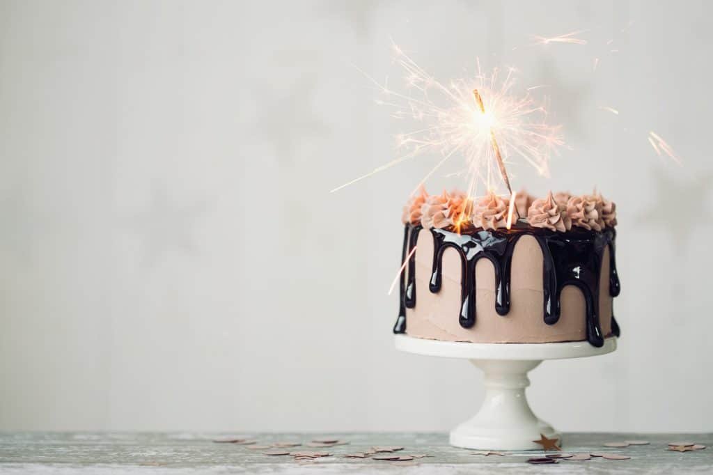 Chocolate birthday cake