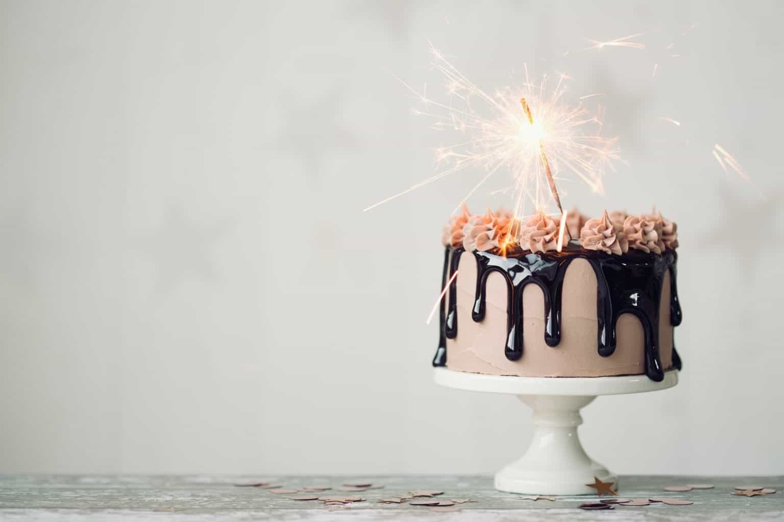Chocolate birthday cake