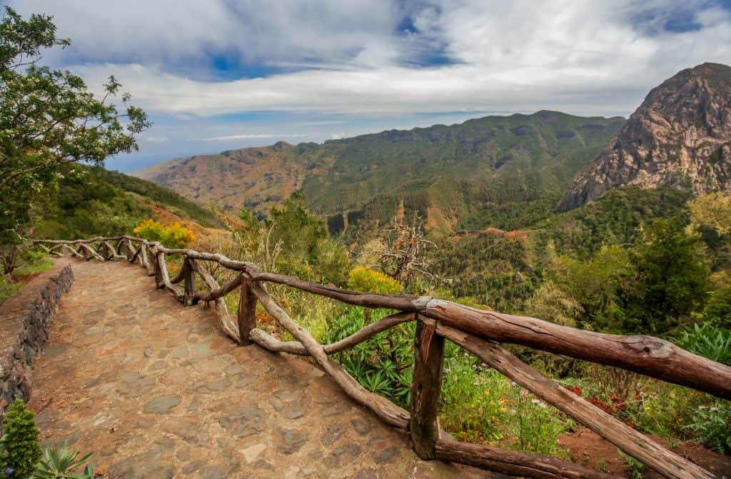 Landscape of La Gomera, Canary Islands, Spain