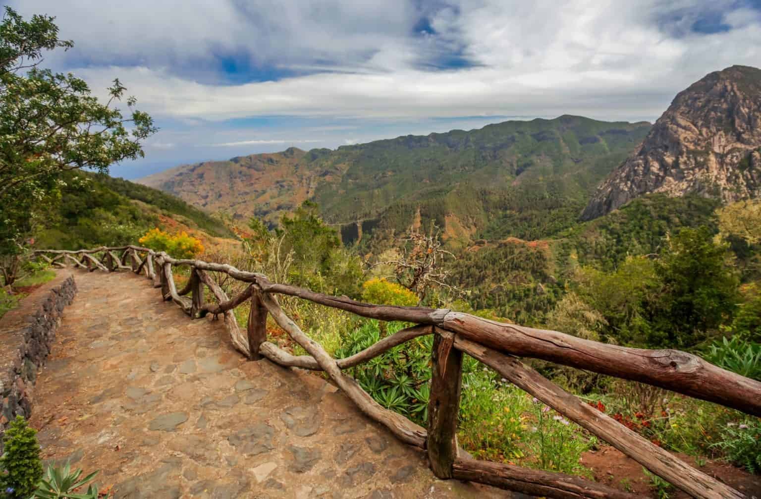 Landscape of La Gomera, Canary Islands, Spain