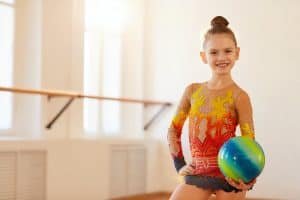 Girl Gymnast Posing