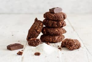 Keto Chocolate Cookies with almond and coconut flour