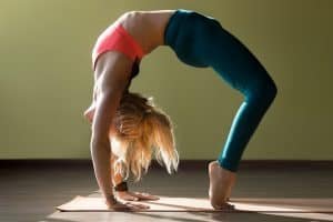 Variation of Chakrasana Pose