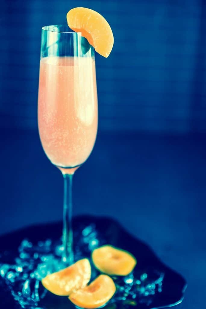 Bellini cocktail