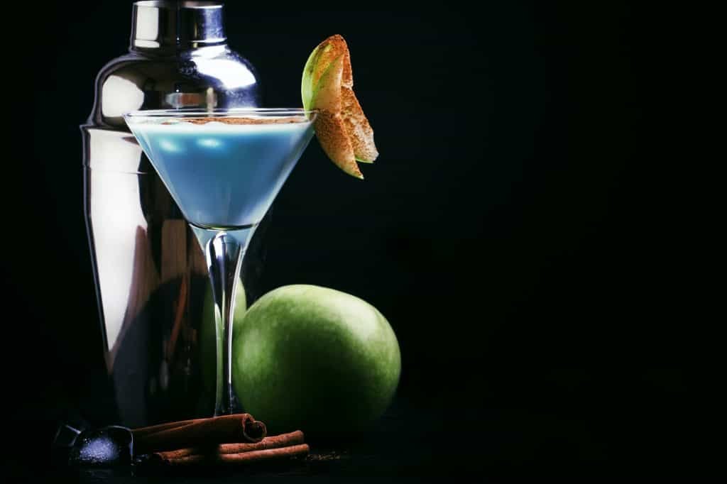Blue cocktail