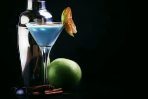 Blue cocktail