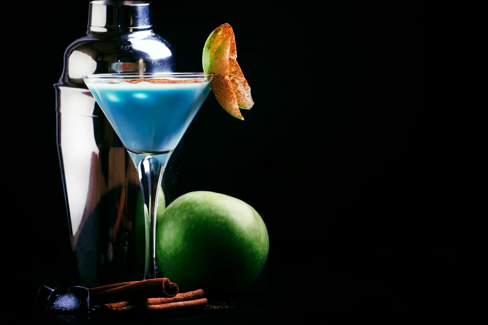Blue cocktail