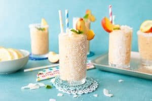 Frozen coconut cocktail