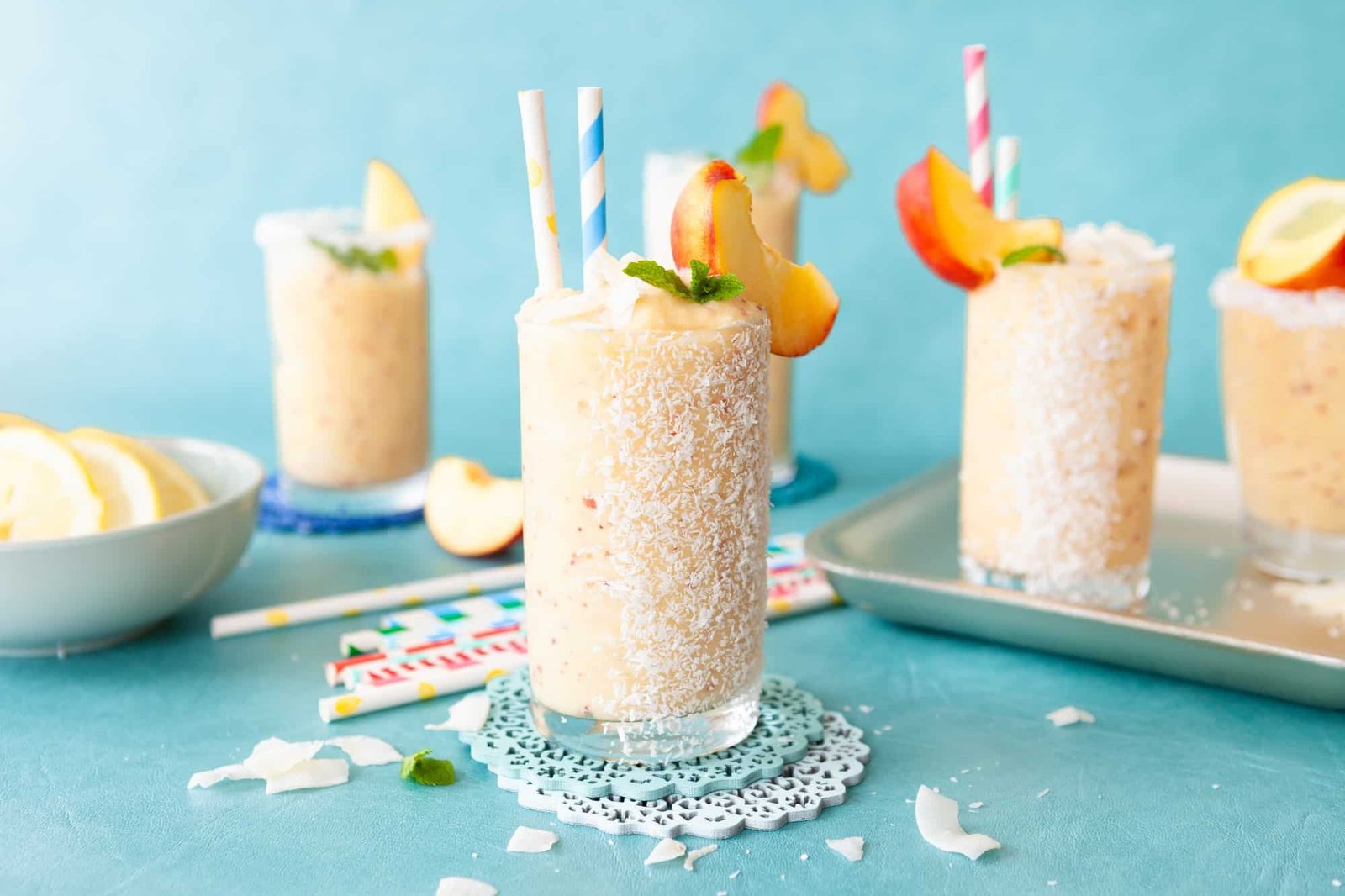 Frozen coconut cocktail