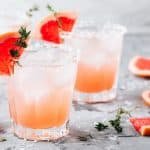 Grapefruit salty dog Cocktail