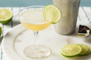 Homemade Vokda Gimlet Cocktail
