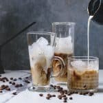Iced coffee cocktail
