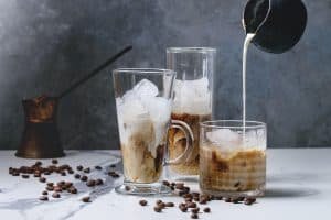 Iced coffee cocktail