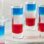 Patriotic Red White and Blue Shots