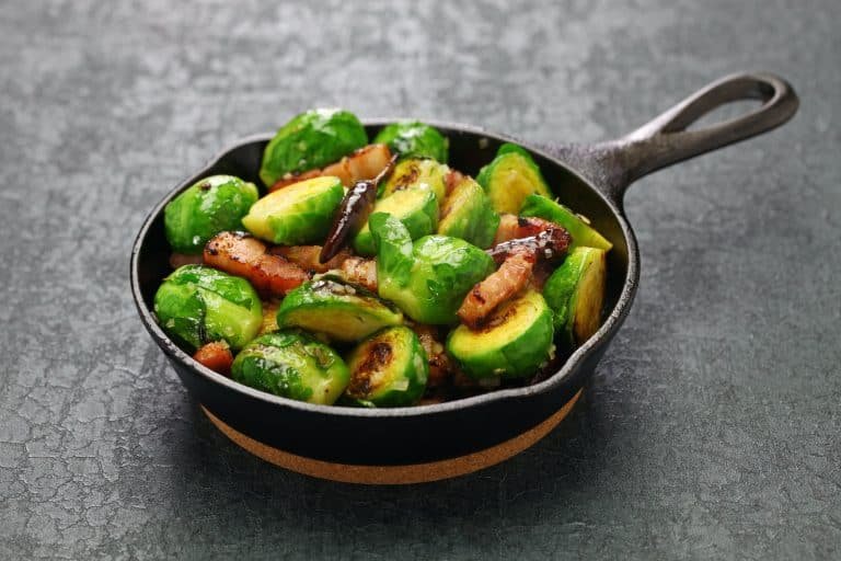 roasted brussels sprouts with bacon