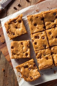 Homemade Chocolate Chip Blondies