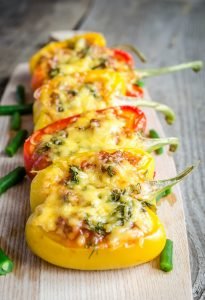 Stuffed pepper with meat