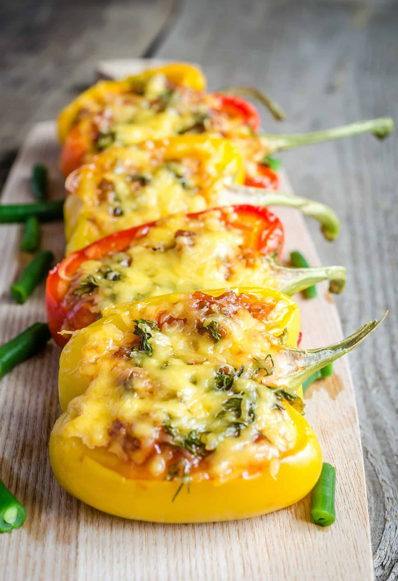 Stuffed pepper with meat
