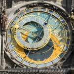 The famous astronomical clock in Prague