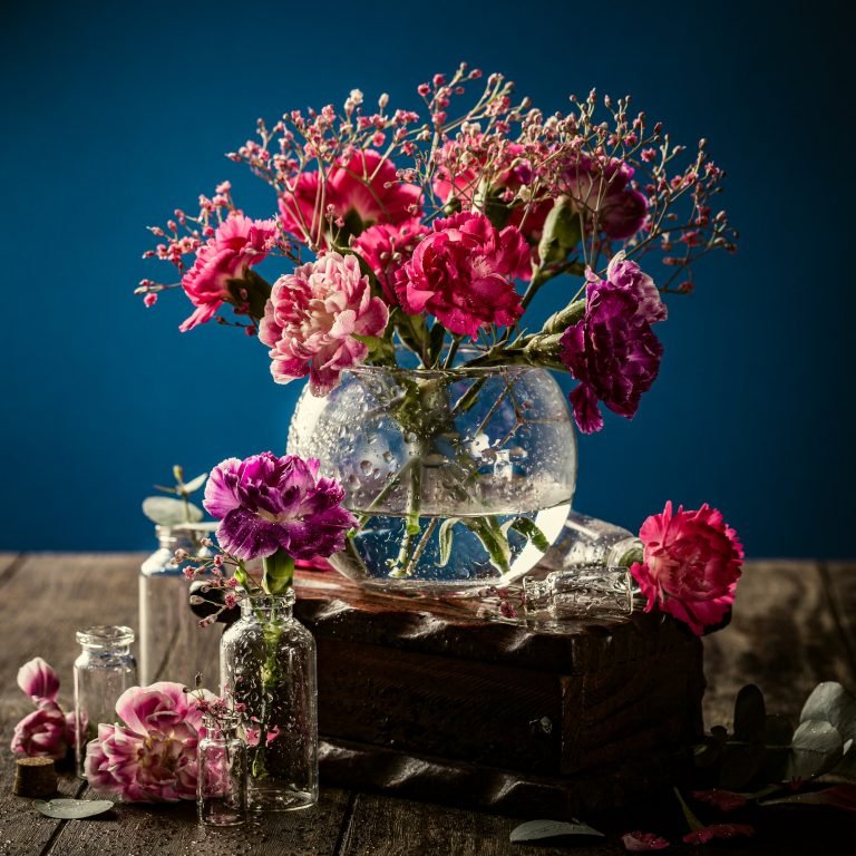 Bouquet of pink carnation